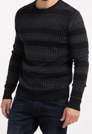 Pullover - mottled black