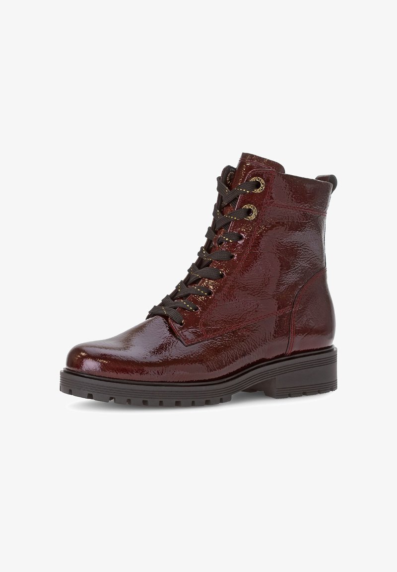 Gabor Comfort Bottines à lacets - burgund mic gold