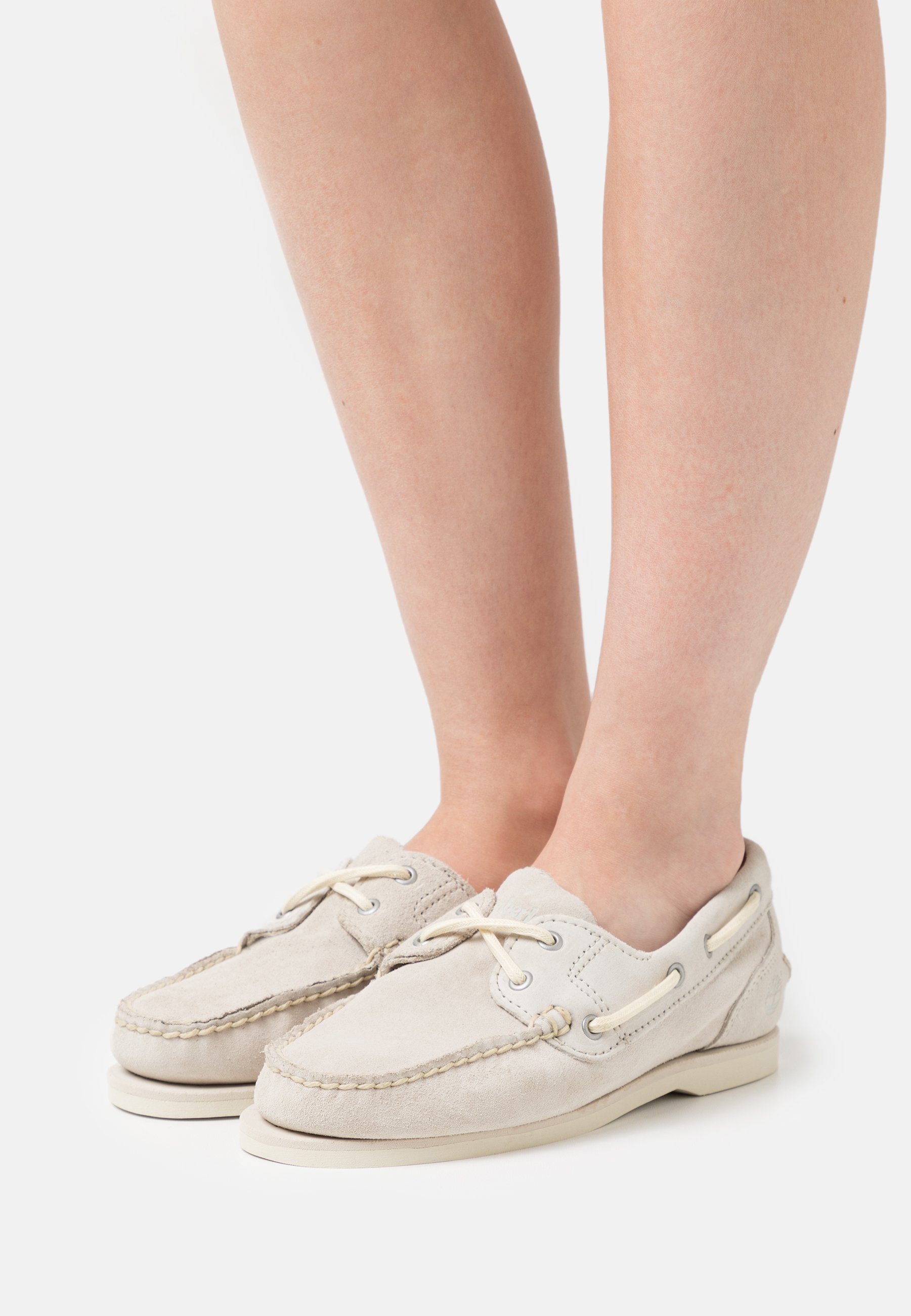 Timberland CLASSIC - Boat shoes - white 
