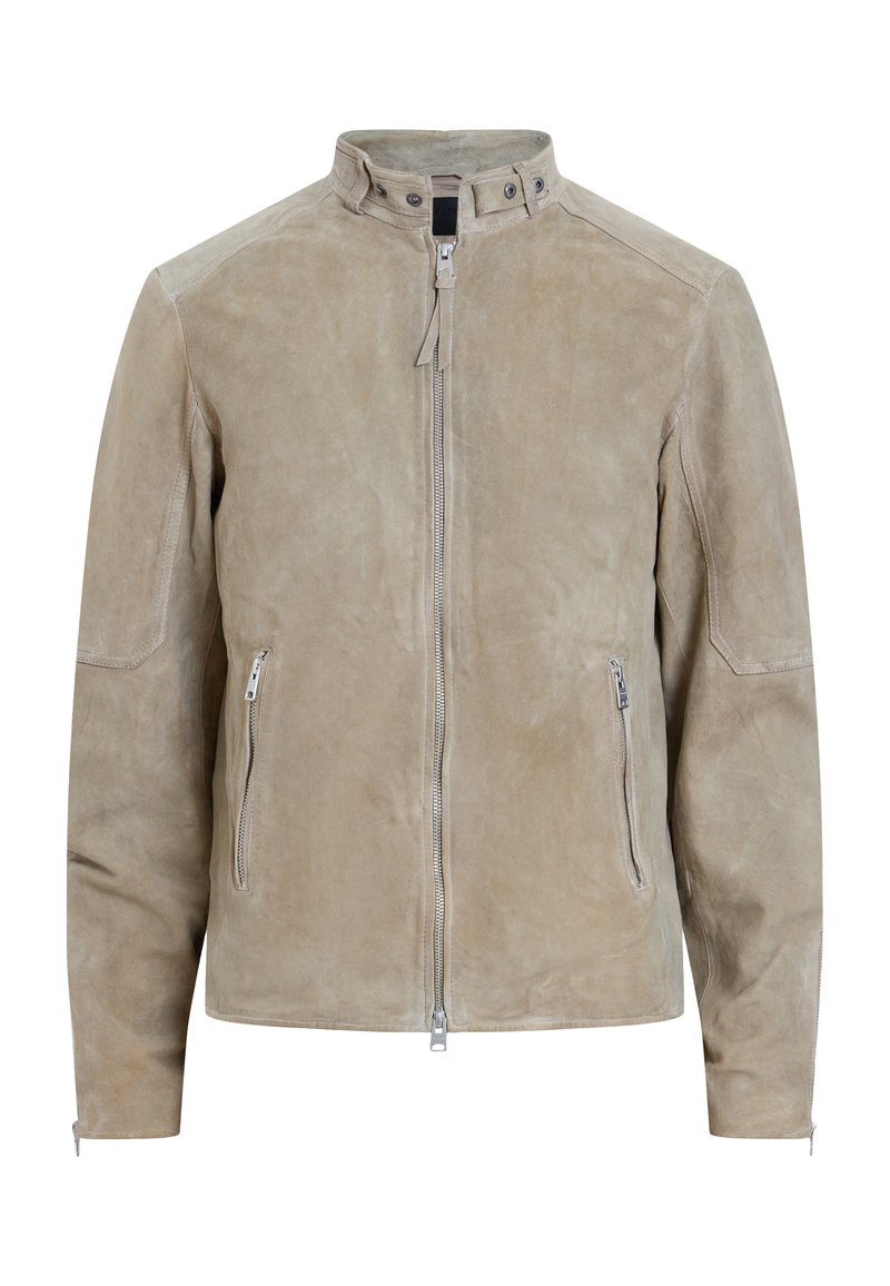 AllSaints Leren jas beige AllSaints Leren jas beige