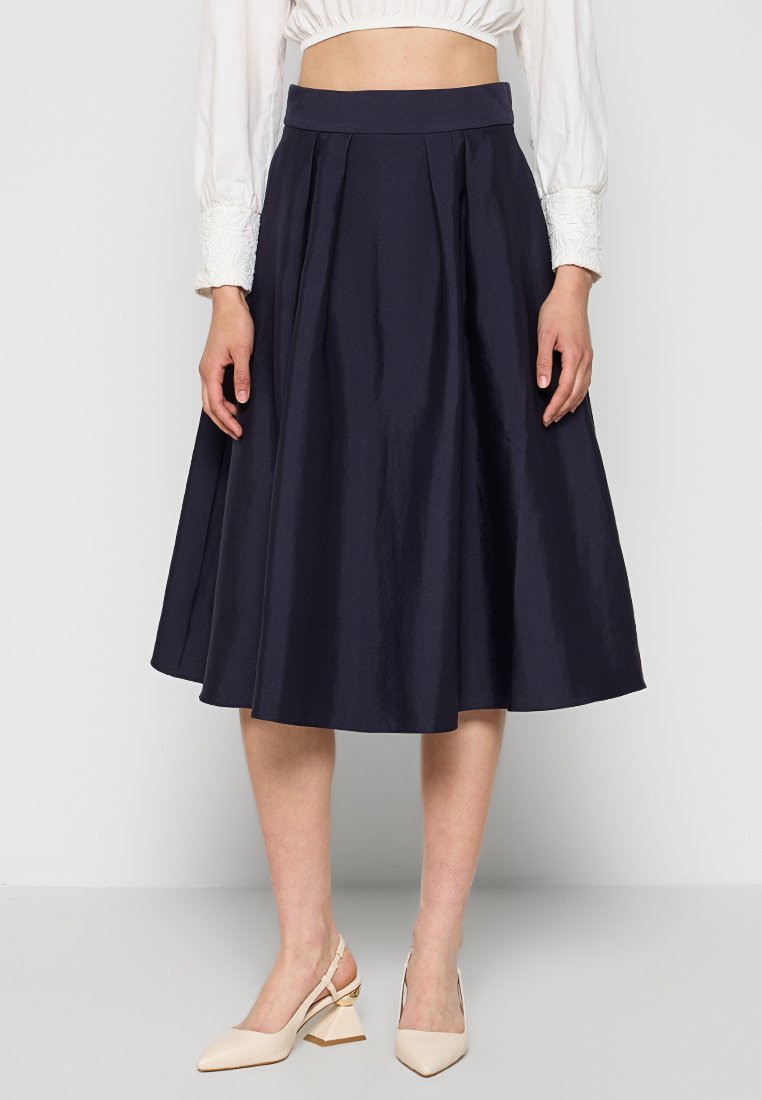 Apart Glamour Plooirok donkerblauw