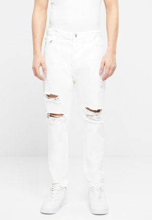 BOYFRIEND  - Jeans Relaxed Fit - white