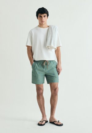 Scalpers, SCALPERS CLASSIC SKULL SWIMSUIT - Badeshorts - khaki
