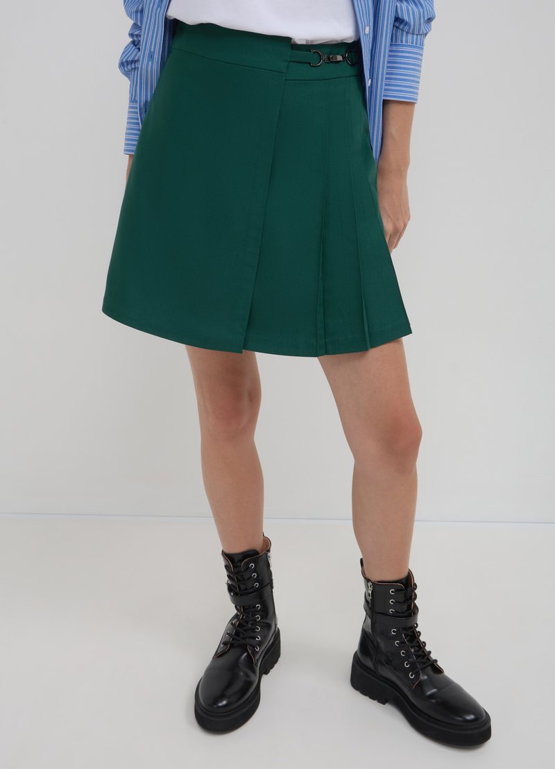 Calliope Faltenrock - verde