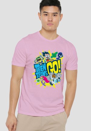 Warner Brothers, TEEN TITANS GO/GO - Print T-shirt - pink