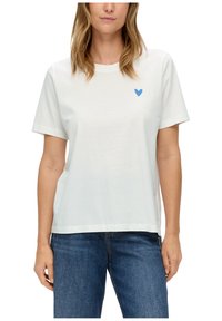 s.Oliver IM LOOSE FIT - T-Shirt basic - creme