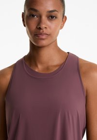 OYSHO TECHNICAL SLEEVELESS  - Top - mottled dark purple