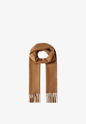 Hackett London, HACKETT LONDON SCARF SOLID PATCH CASH - Bufanda - camel beige