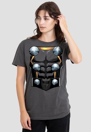 THOR COSTUME - Print T-shirt - anthracite