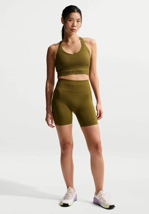 W NP DF SMLS HR 5IN SHORT - Tights - olive flak