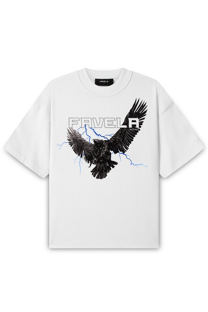 FAVELA T-shirt print wit