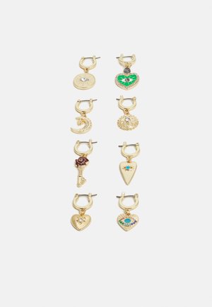 PCFEBBE EARRINGS 4 PACK  - Brincos - gold-coloured