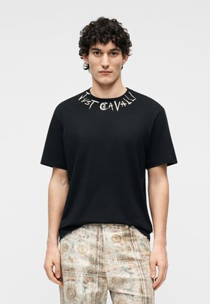 LOGO NECKLACE - Μπλουζάκι με στάμπα - black