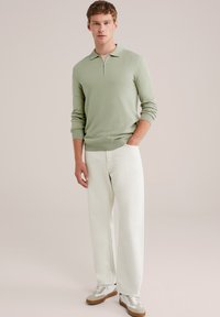 WE Fashion THE EVERYDAY - Bluză cu mânecă lungă - light green