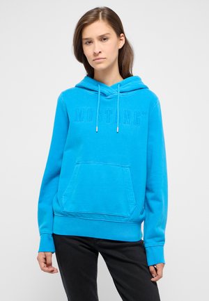 Mustang Kapuzenpullover - blau