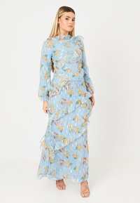 FLORAL MODEST - Robe de cocktail - blue