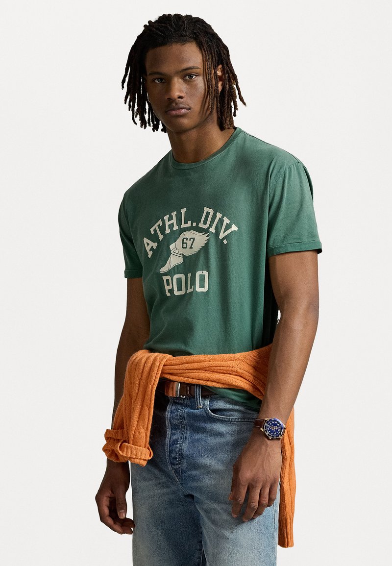 Polo Ralph Lauren - Classic Fit Logo Jersey T-Shirt - T-shirts med print - washed forest, Forstørre