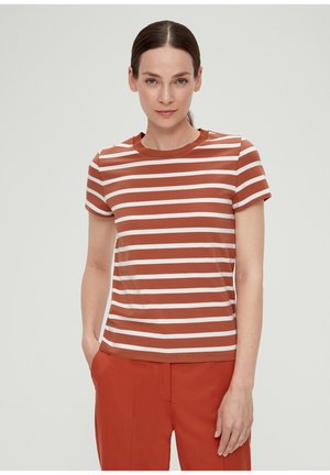 EN STRETCH - T-shirt con stampa - terrakotta