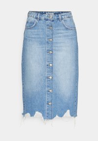 ONLFARRAN SKIRT  - Pouzdrová sukně - medium blue denim