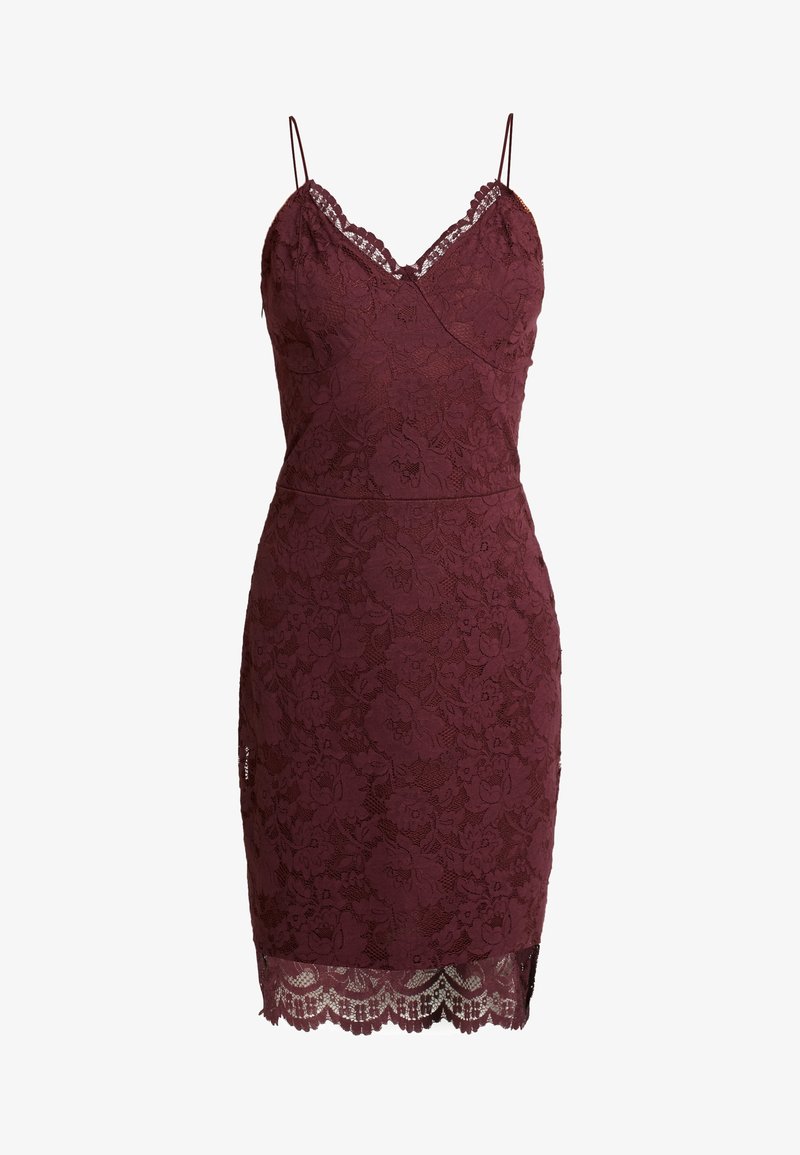 Vero Moda Day dress - bordeaux - (Pre-owned) - Zalando Vero Moda Day dress - bordeaux - (Pre-owned) - Zalando