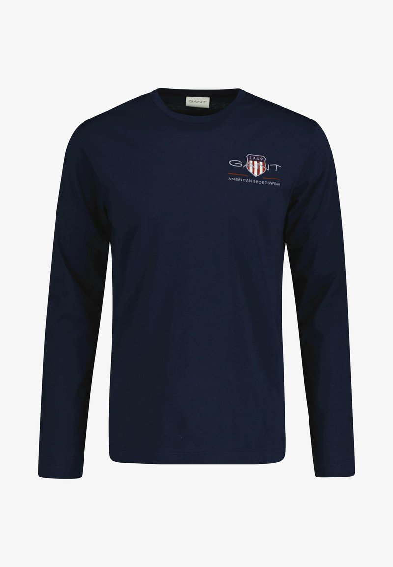 GANT MEDIUM ARCHIVE SHIELD - Longsleeve - evening blue