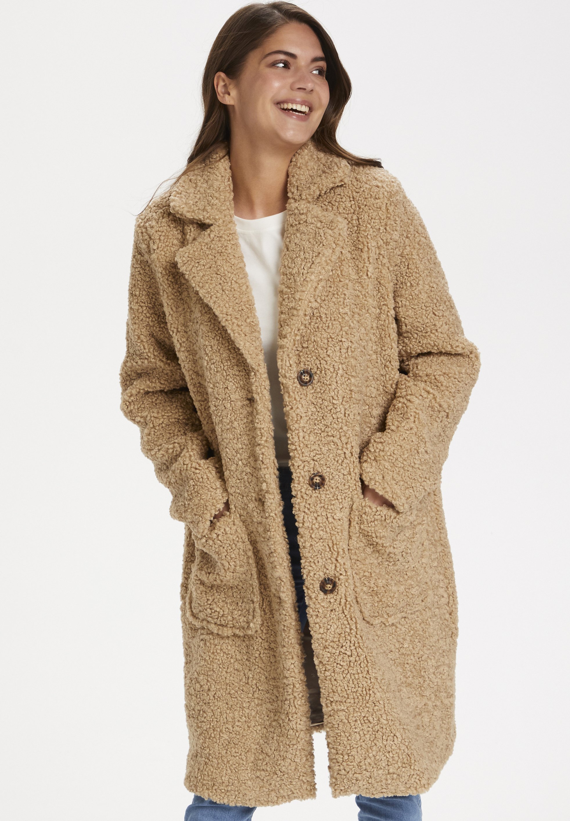 Kaffe BALMA - Winter coat - beige 