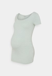 Anna Field MAMA 3 PACK - T-shirt básica - white/mottled light green/mottled lilac