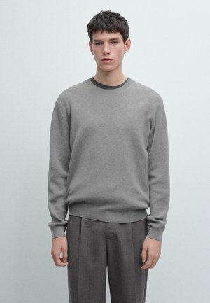 CREW NECK SWEATER  - Strickpullover - grey
