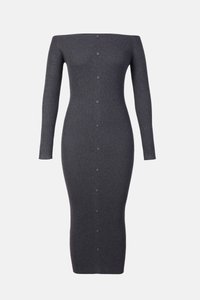 Abito in maglia - black