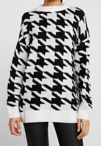 JDY Stickad tröja - off-white