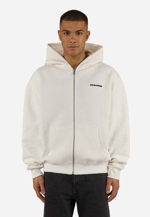 Pegador, Sweatjacke - washed warm white
