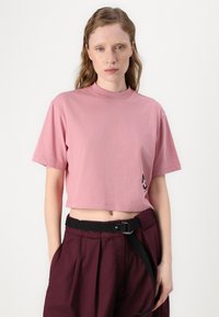 Pinko YANN PANTALONE - Pantaloni - bordeaux intenso
