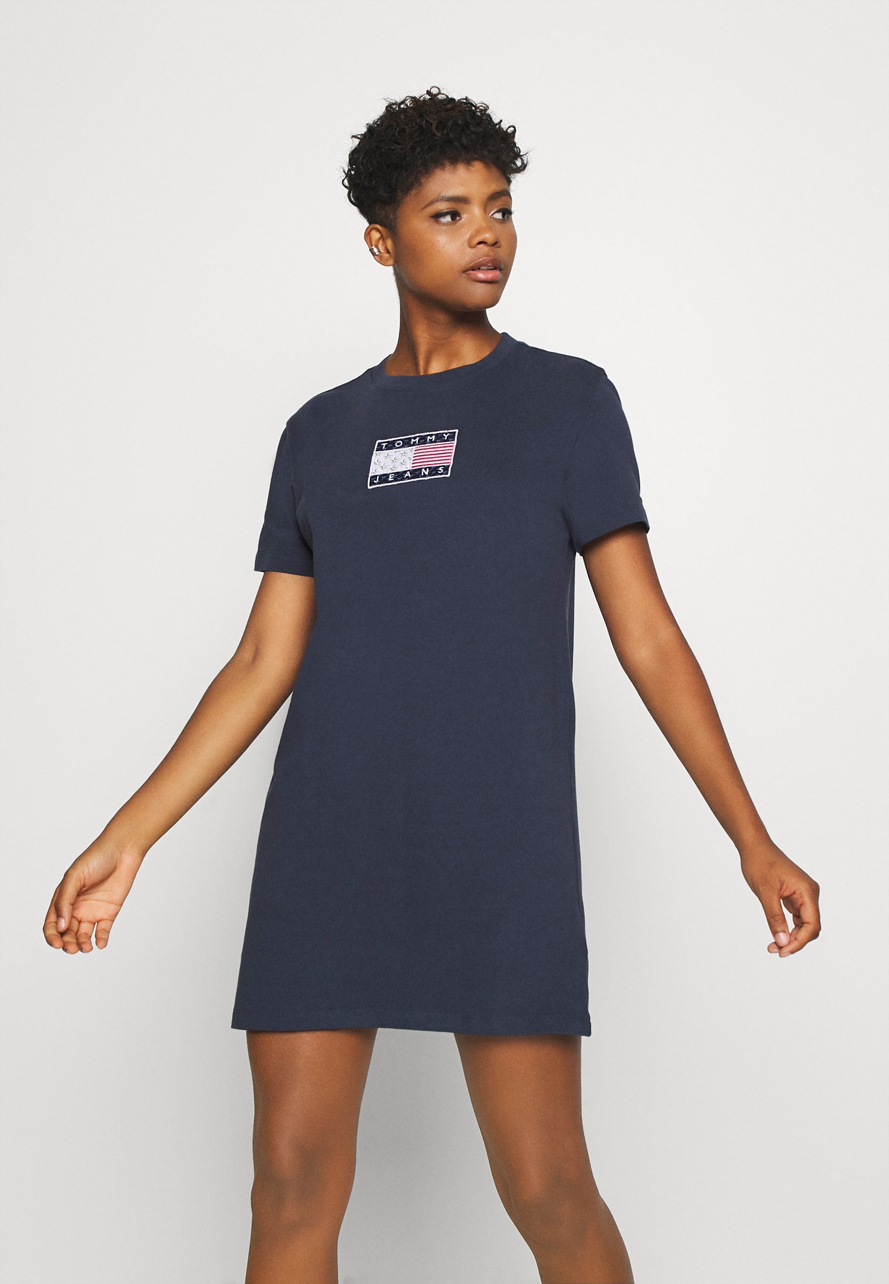tommy jeans logo dress