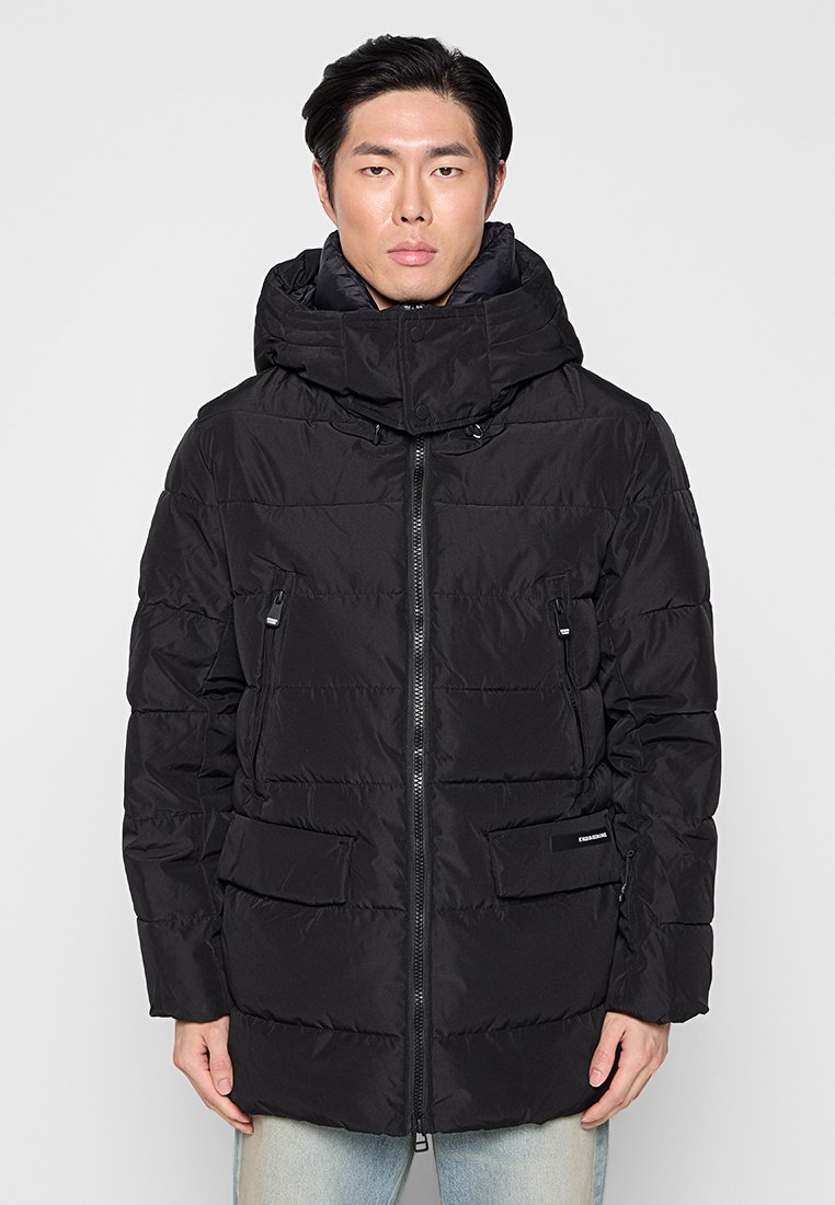 khujo Wintermantel zwart