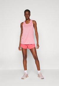 Nike Performance TANK - Top - aster pink/pure/heather