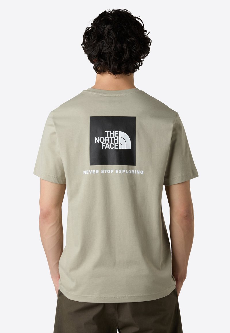 The North Face BOX - Print T-shirt - clay grey tnf black