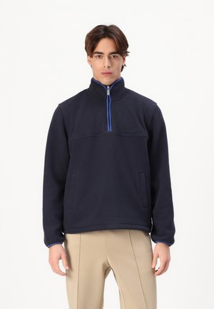 CONTRAST HALF ZIP - Sweat polaire - dark blue