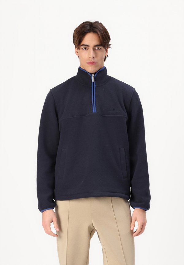 CONTRAST HALF ZIP - Fleecepullover