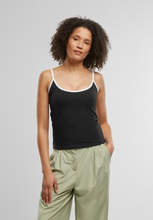 CONTRAST BASIC 2-PACK - Top - black white