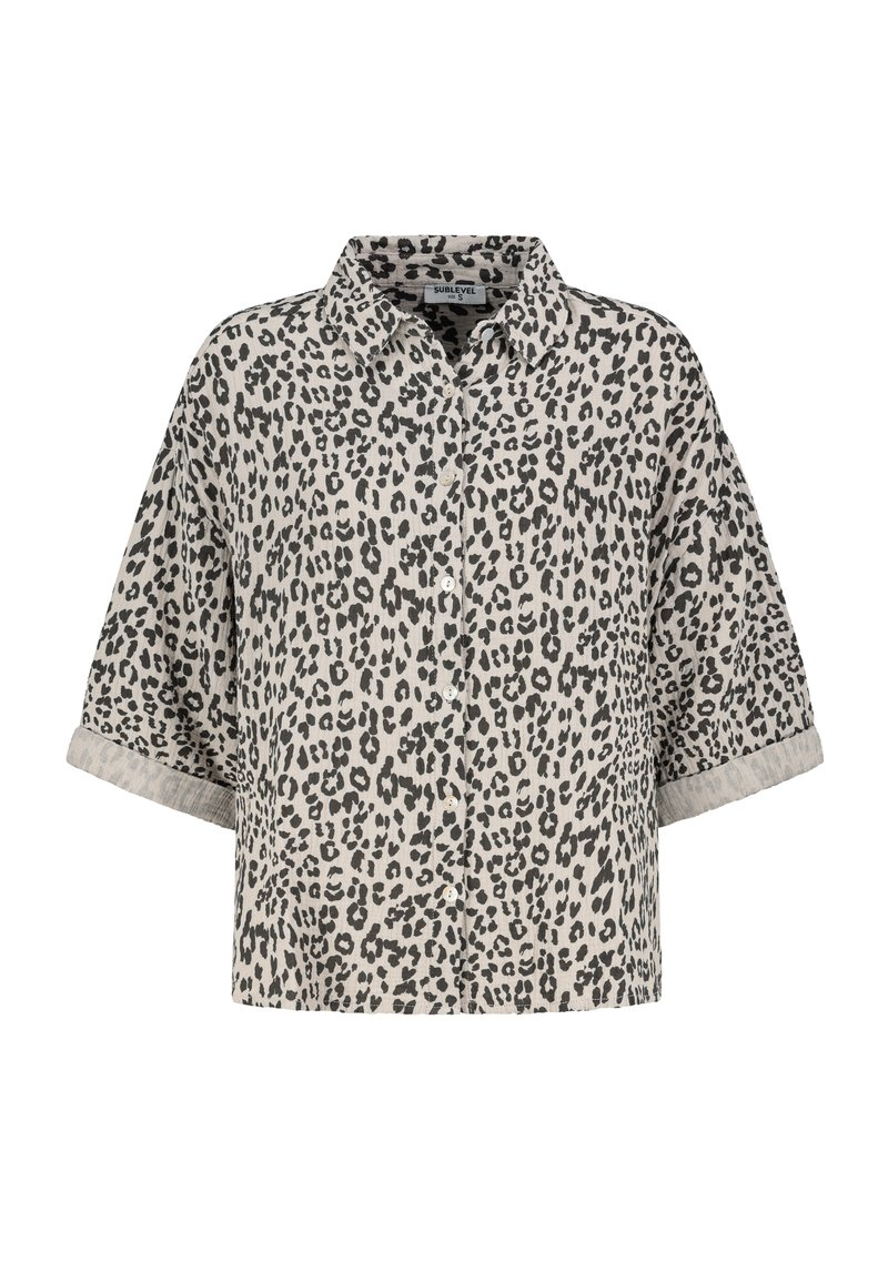 Sublevel MIT 3/4 ARM - Button-down blouse - braun