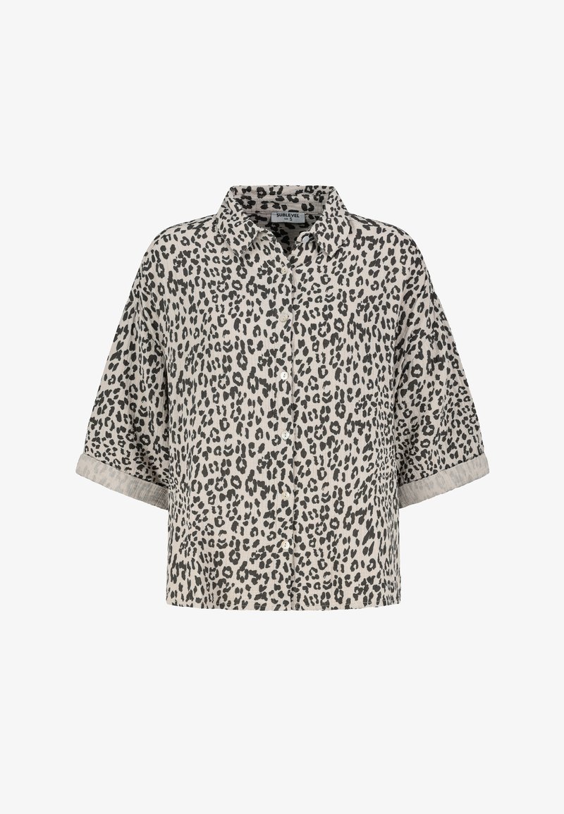 Sublevel MIT 3/4 ARM - Button-down blouse - braun