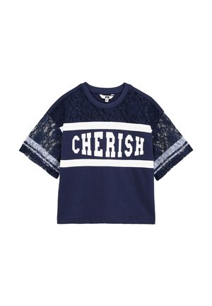 Apdrukāts T-krekls - dark blue