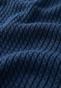Next MOCK CREW - Stickad tröja - navy blue mini cable