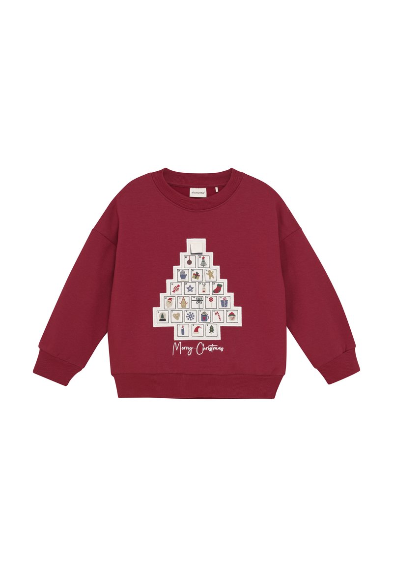 Minymo LONG SLEEVES - Sweatshirt - rio red