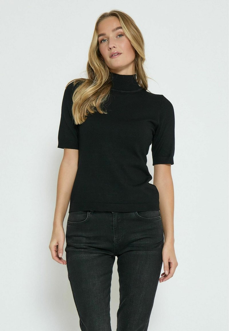 Desires EVIA SHORT SLEEVE - Navadna majica - black