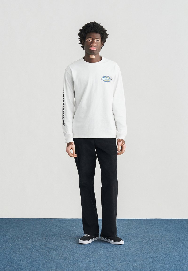 T-shirt Homme Dickies Manches Longues Blanc - Taille L, Occasion Très Bon état
