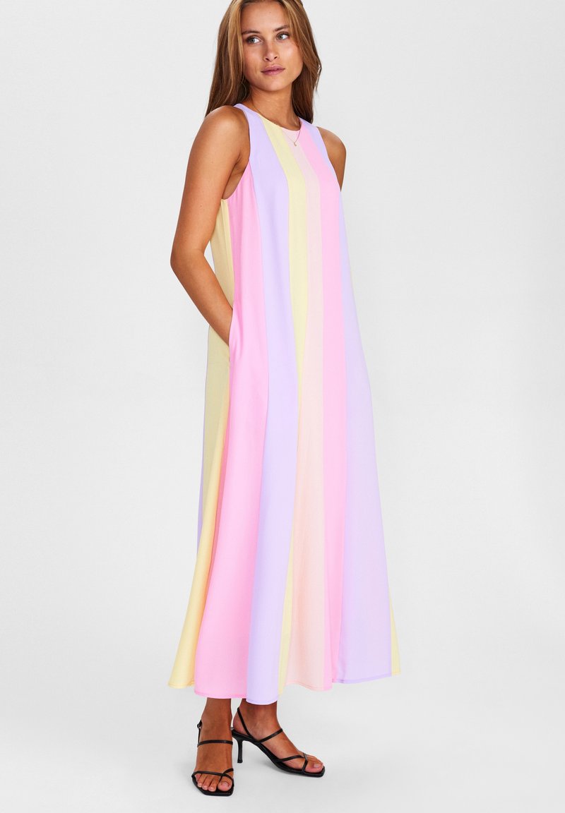 Numph Maxi-jurk donkerroze