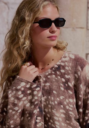 Next, LONG SLEEVE CREW NECK CARDIGAN - Cardigan - animal print