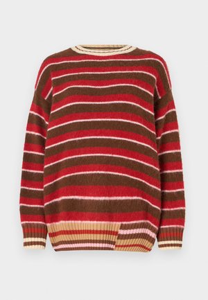 Stine Goya HYBRID STRIPE - Striktrøje - red