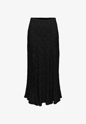 JDY, SKIRT JDYGALLAS LONG SKIRT - Maksiseelik - black
